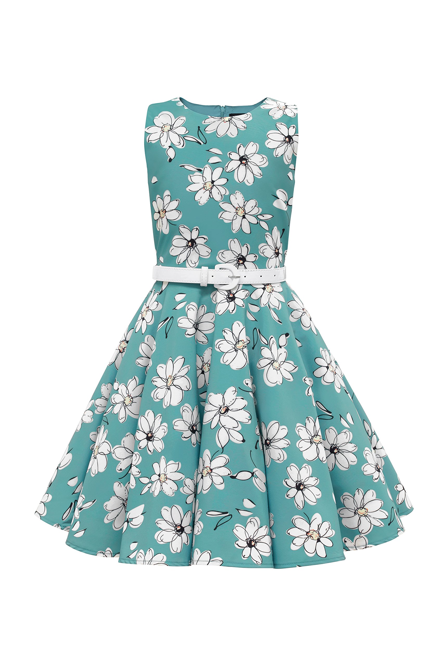 BlackButterfly Niñas 'Audrey' Vestido de Lunares Vintage Años 50