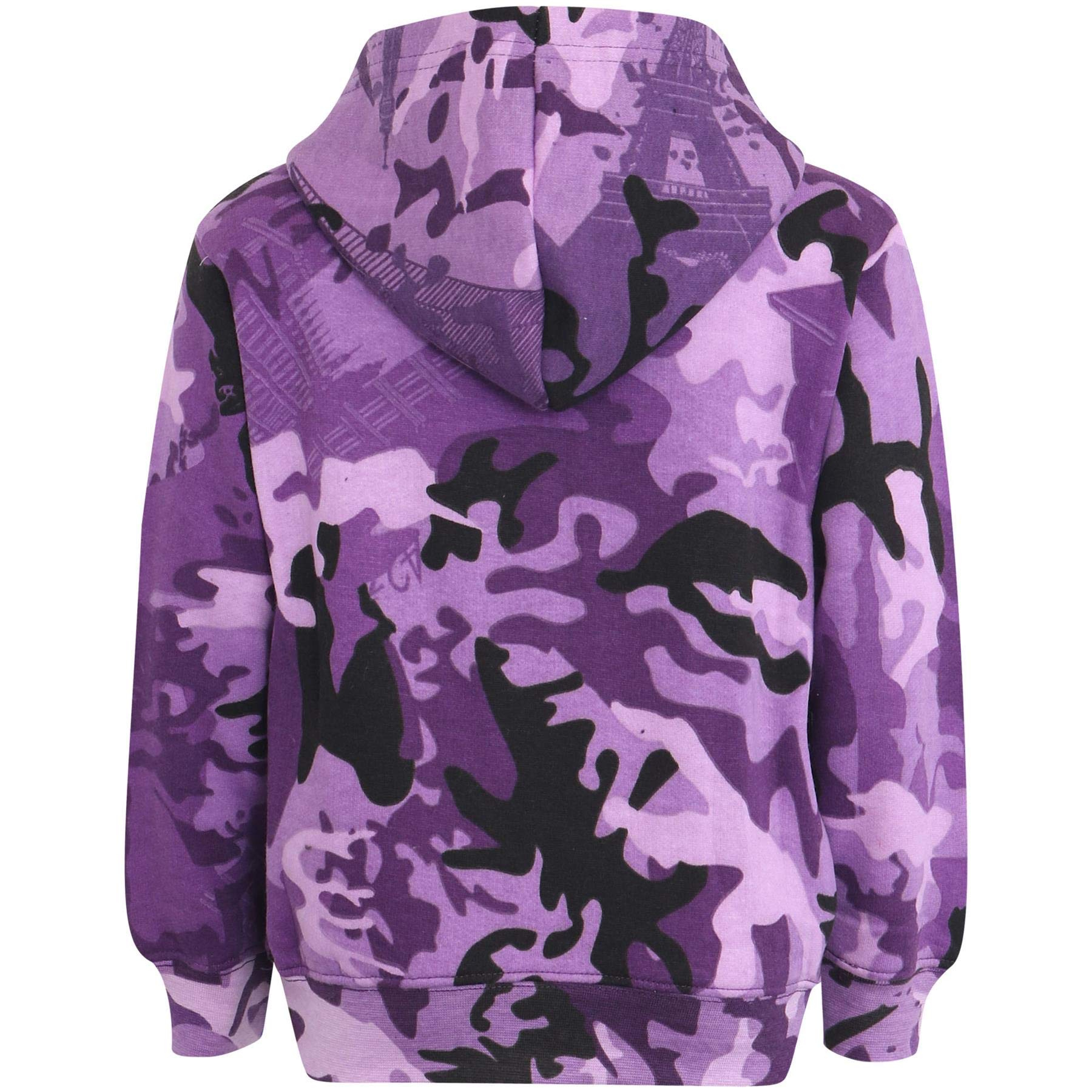 A2Z 4 Kids Dziewczyny Chłopcy Unisex Równina Dres Zakapturzony Pot Bluza z Kapturem & Bottom Jogging Garnitur Joggery Wiek 5-13 Lata