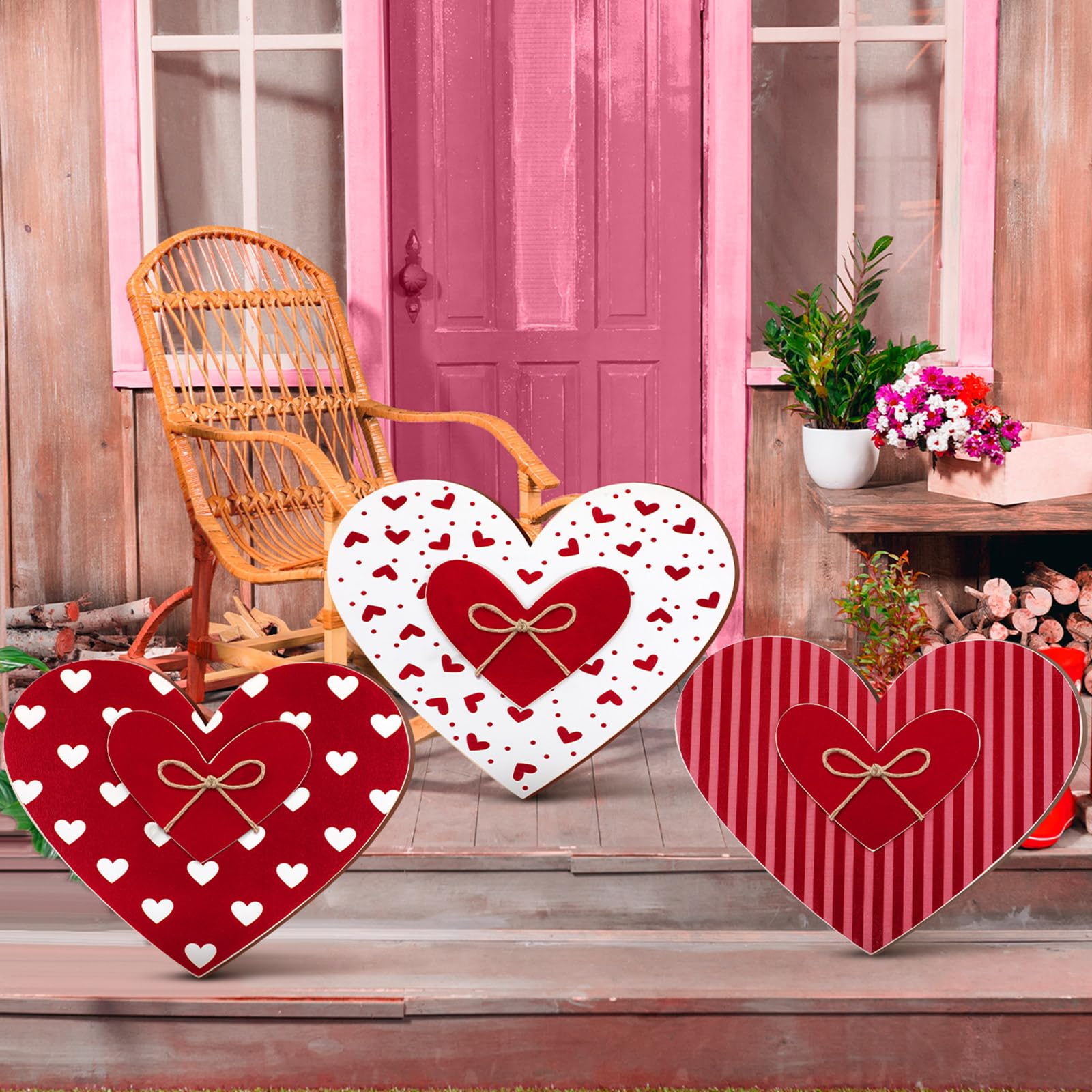 Amazon.com : Memorywuu 3 Pcs Valentine's Day Decorations for Home
