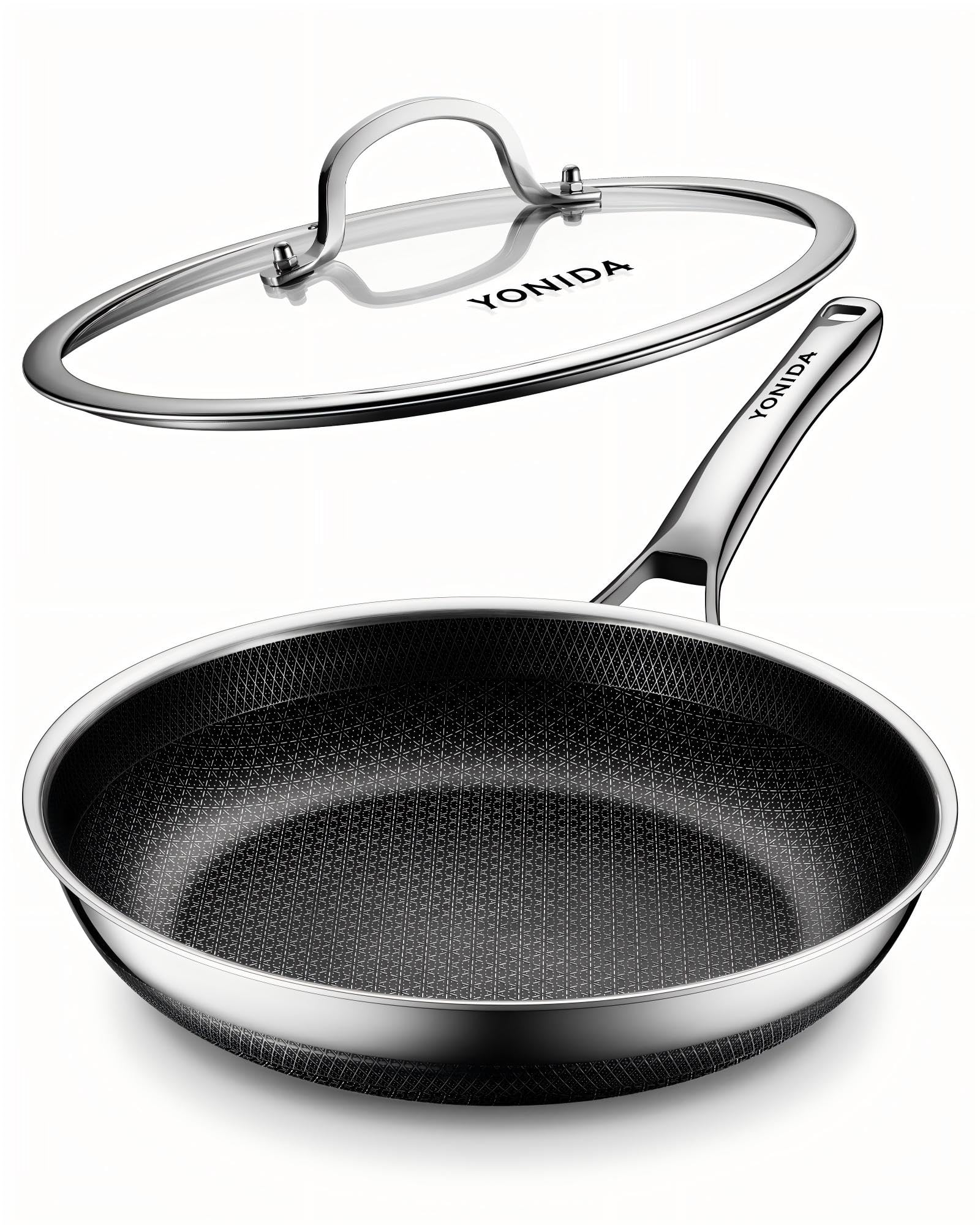 YONIDA Non Stick Frying Pans--1 or 5 Pcs