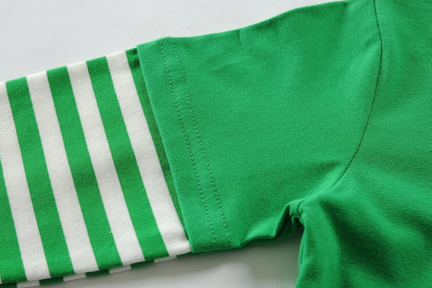 Kids St.Patrick's Day Shirt for Boys Girls Clover Patchwork T-Shirts Long Sleeve Irish Tees Lucky Shamrock Tops 4-10 Years - Image 5