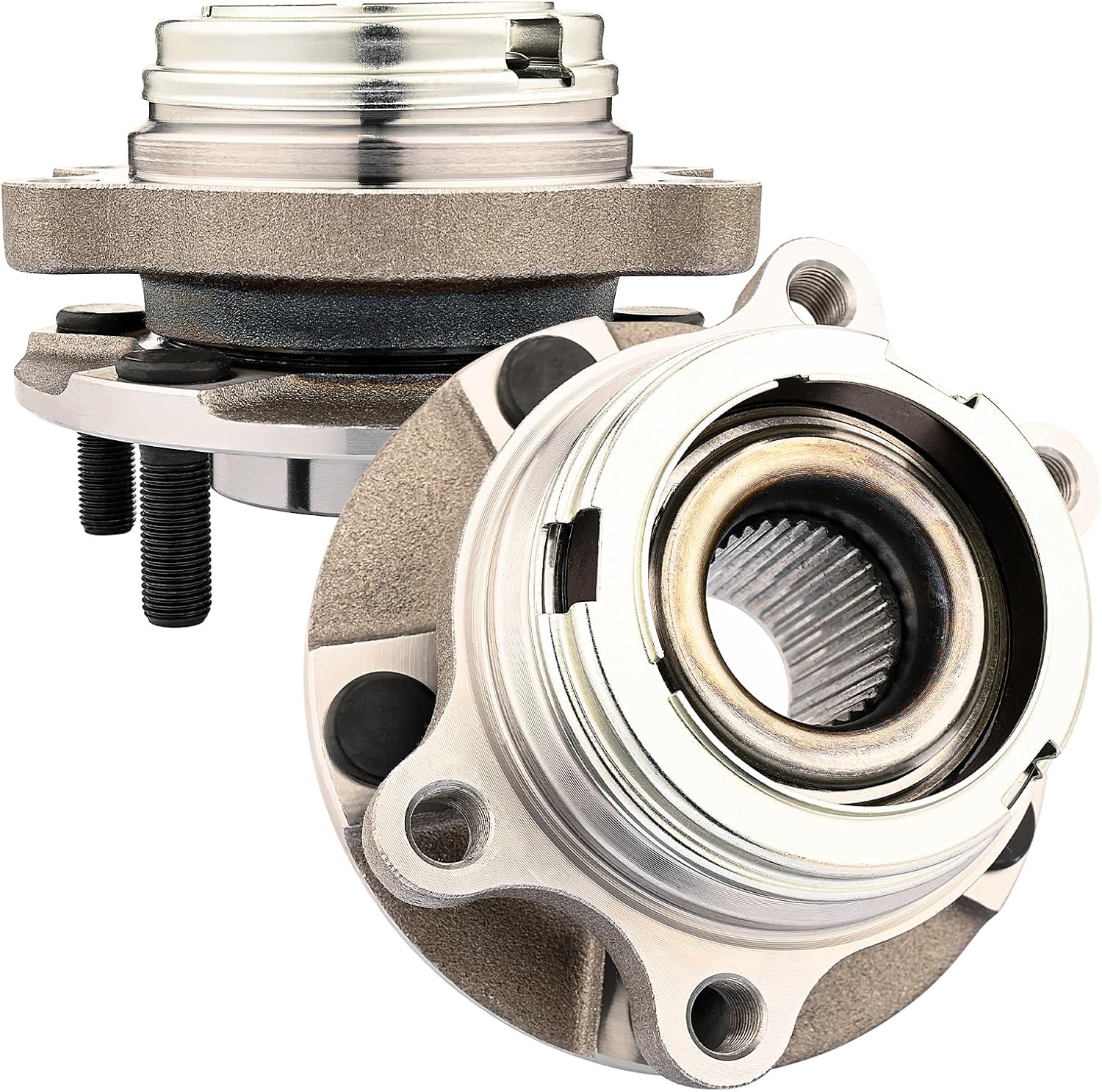 JLEO 513296 Pair(2) Front Wheel Bearing and Hub Assembly Fits for 09-19 Nissan Maxima/Murano,11-17 Quest,13-19 Pathfinder,07-12 Altima,for 2013 Infiniti JX35,2019 QX50,14-19 QX60(2)