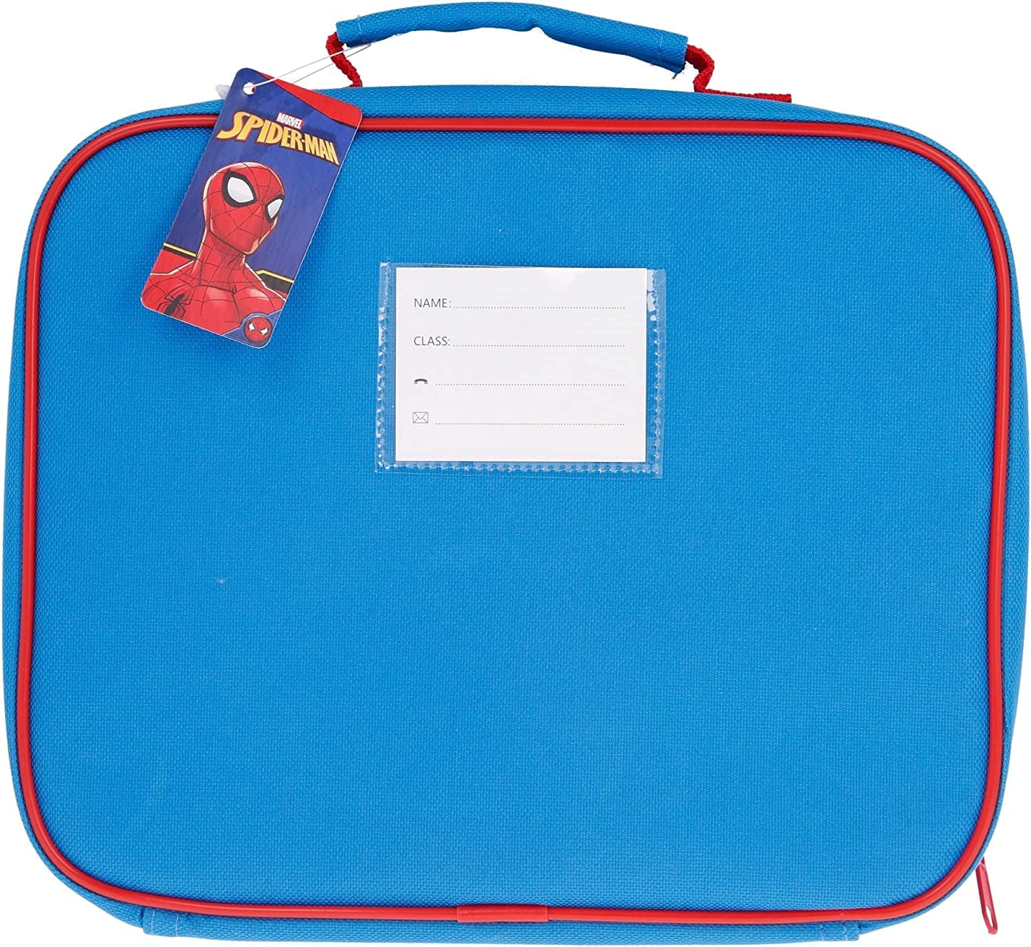 Boîte à Goûter Spiderman – Motif Coloré, 17x13.5x6 Cm – BPA Free, Solide Et Facile à Nettoyer – Pour école, Pique-nique, Sport