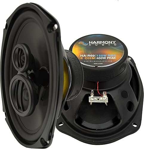 Miniatura 4 de Harmony Audio R69 Compatible with Jeep Grand Cherokee 2014-2020 Speaker Replacement Front and Rear Car Audio Kit Bundle with Harness