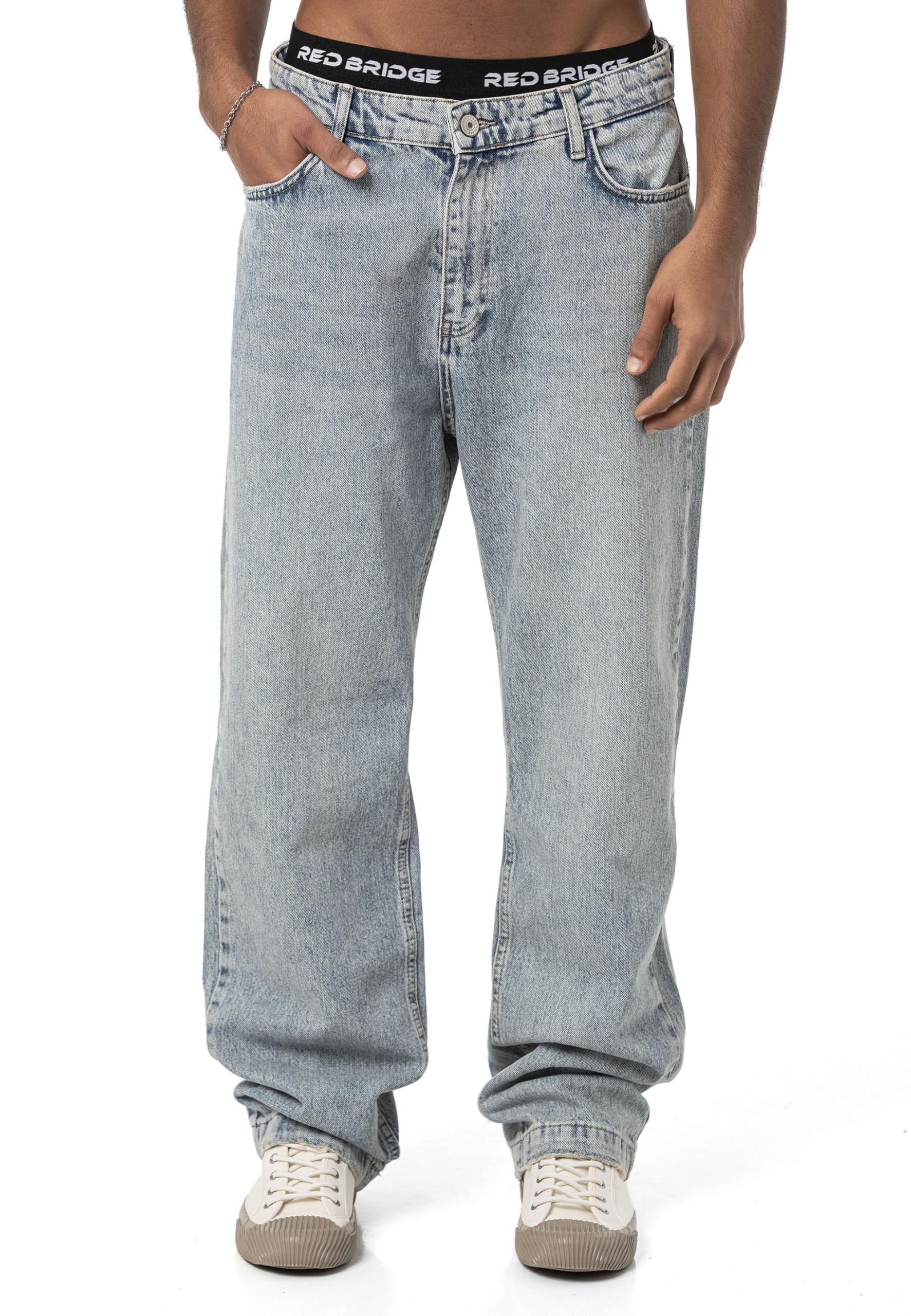 Redbridge Jeans di alta qualità, taglio ampio, denim baggy
