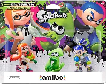 Nintendo Inkling Boy, Girl and Squid - 3-Pack