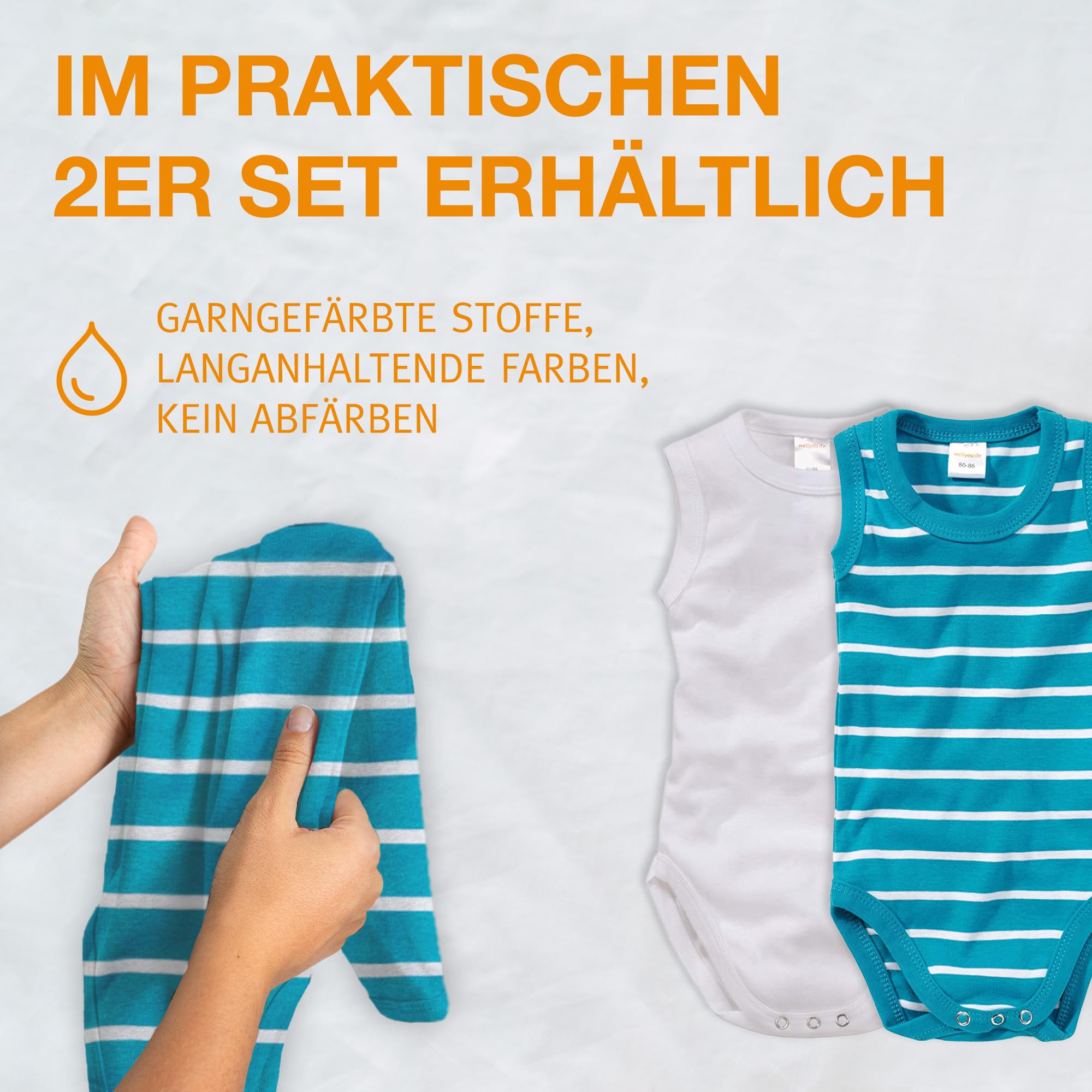 wellyou Body Ohnearm, Kinder Body in großen Größen für Jungen und Mädchen Kinderbody für Kinder & Erwachsene in Größe 140-182 – Bodys in verschiedenen Farben - Made in EU