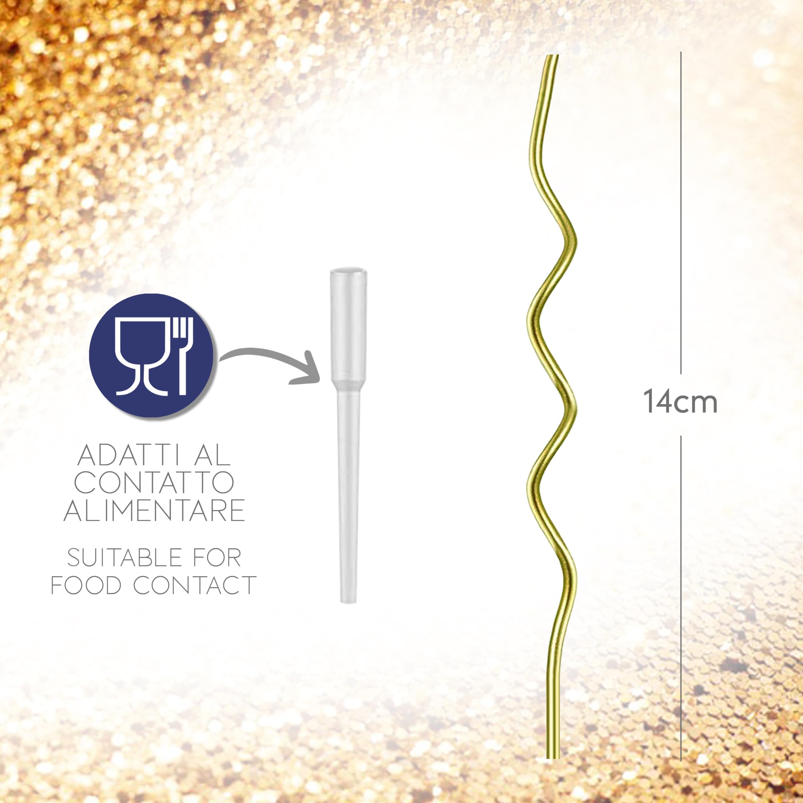 Talking Tables Lot De 8 Bougies D'anniversaire Torsadées En