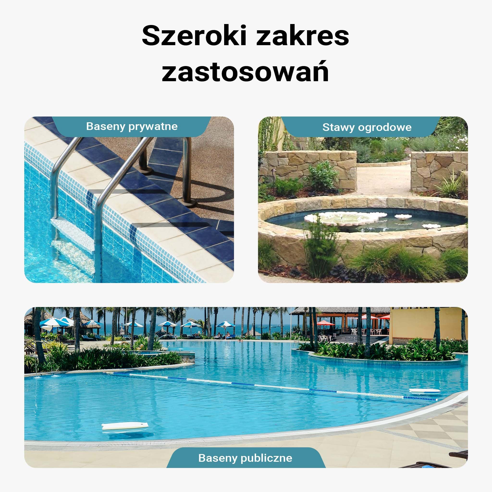 Wiltec Wąż do basenu o długości 21 m, Ø 32 mm czarny wąż ssący do pompy basenowej z mufami, wąż solarny - Made in EU