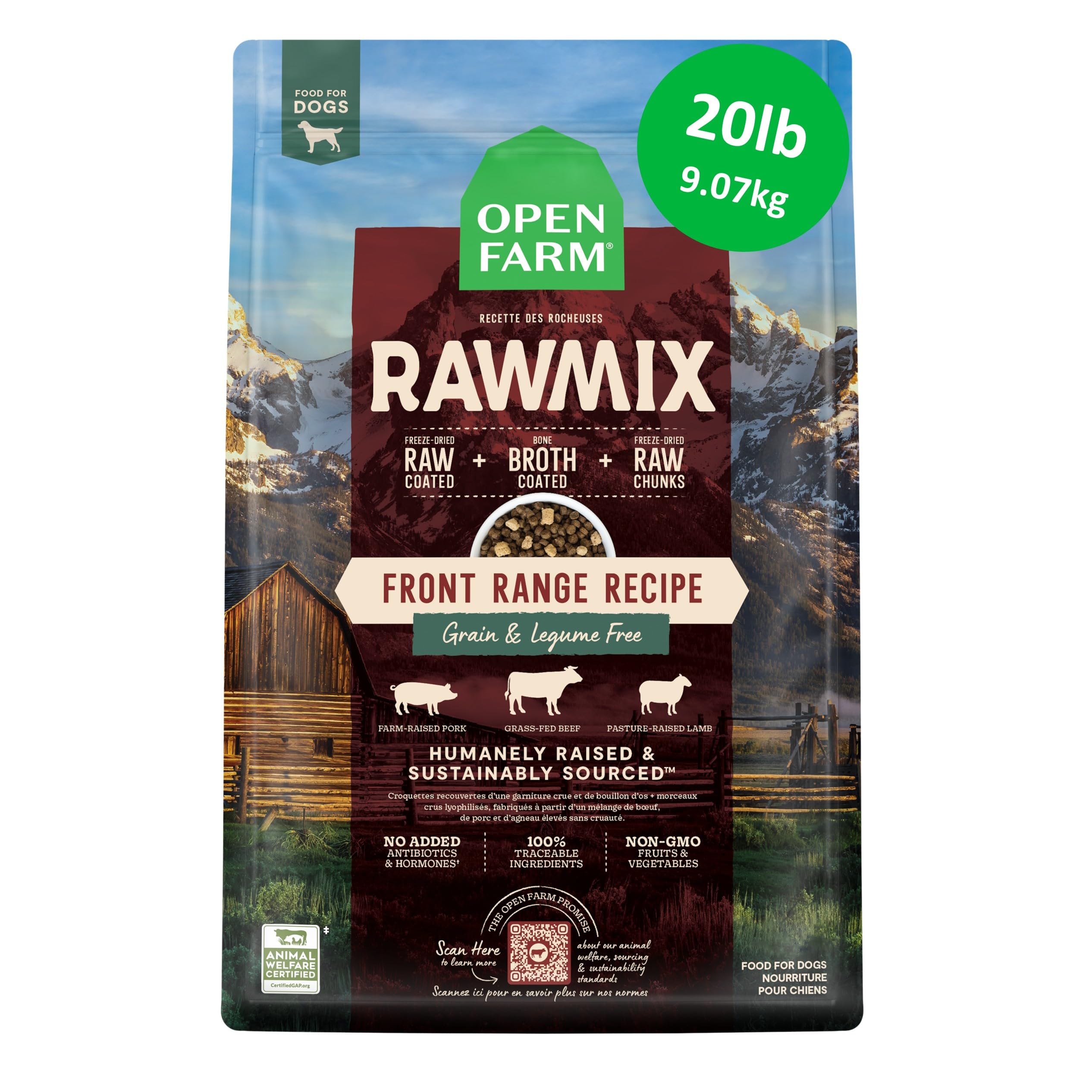 Open Farm RawMix Front Range Recipe