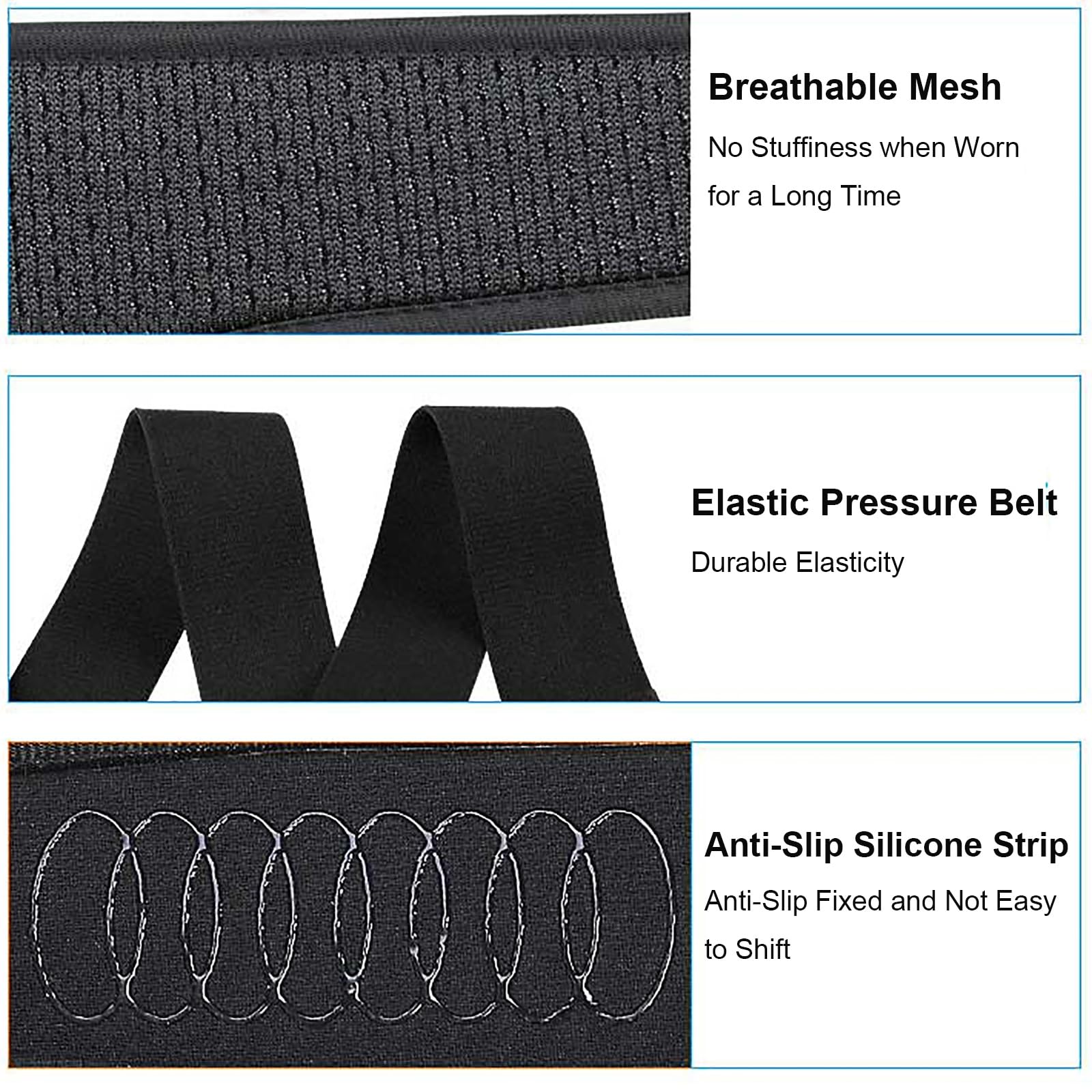 Hernia Support for Men and Women, Hernia Truss for Men Inguinal for Single/Double Inguinal, Adjustable Waist Strap with 2 Removable Compression Pads Breathable Material(X-Large)
