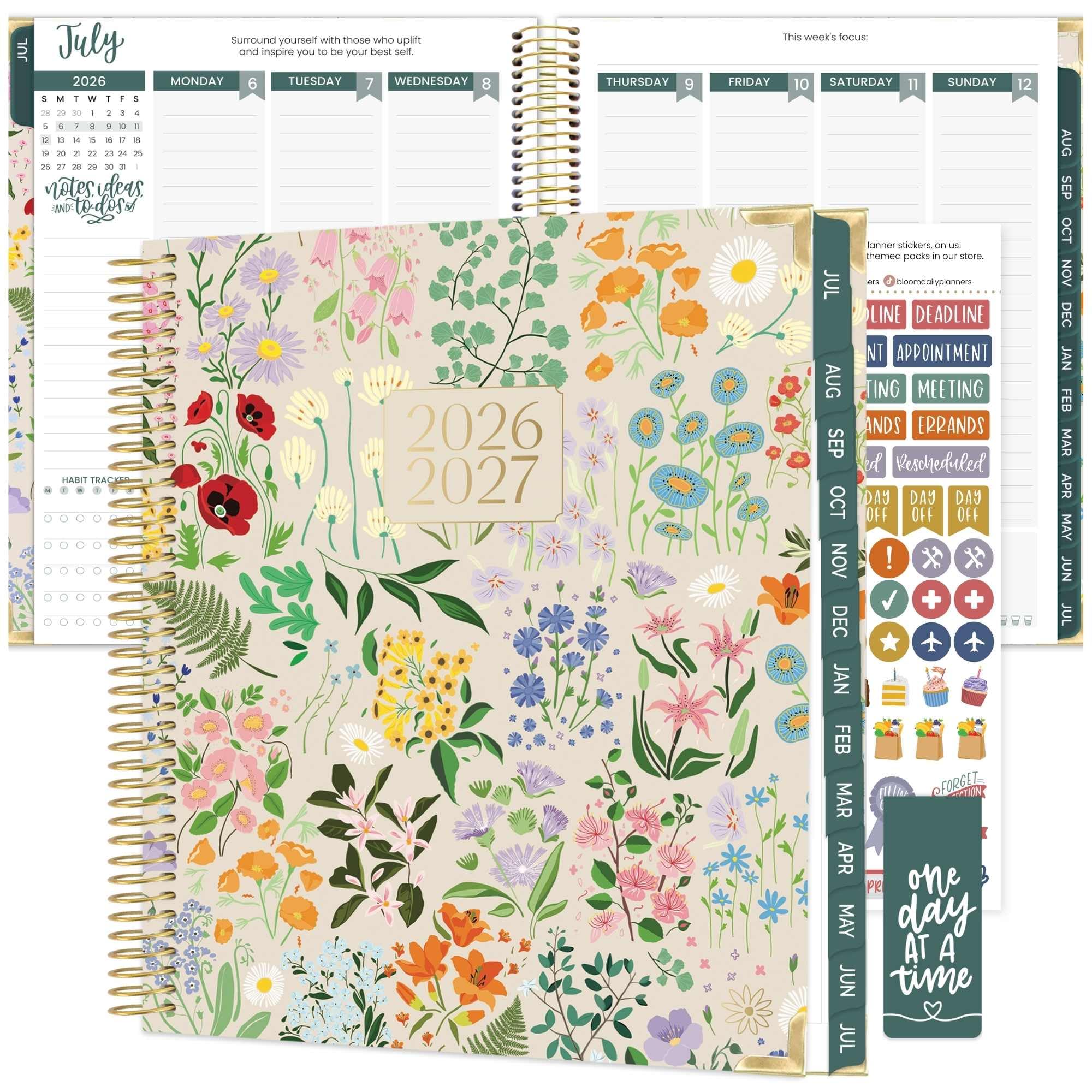 Bloom Daily Planners 2026-2027 Hardcover Academic Year Planner