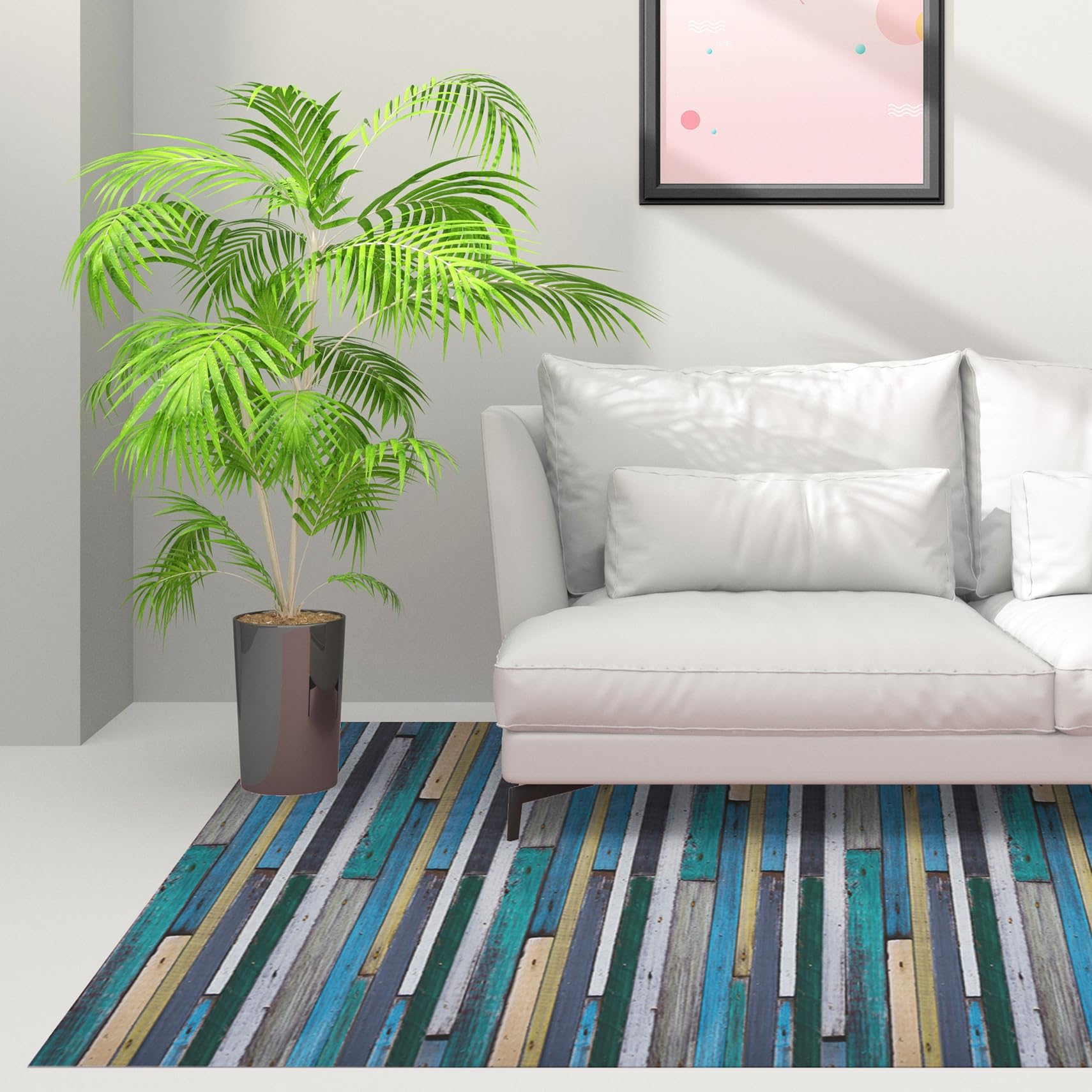 Bieżniki Dywanowe Bieżnik 100 x 100 cm Dywan Runner Dirt, Chłonny, Antypoślizgowy Spód, Nie Gubi Włosia Długi Dywanik Do Przedpokoju Do Korytarza, Kuchni, Przedpokoju, A