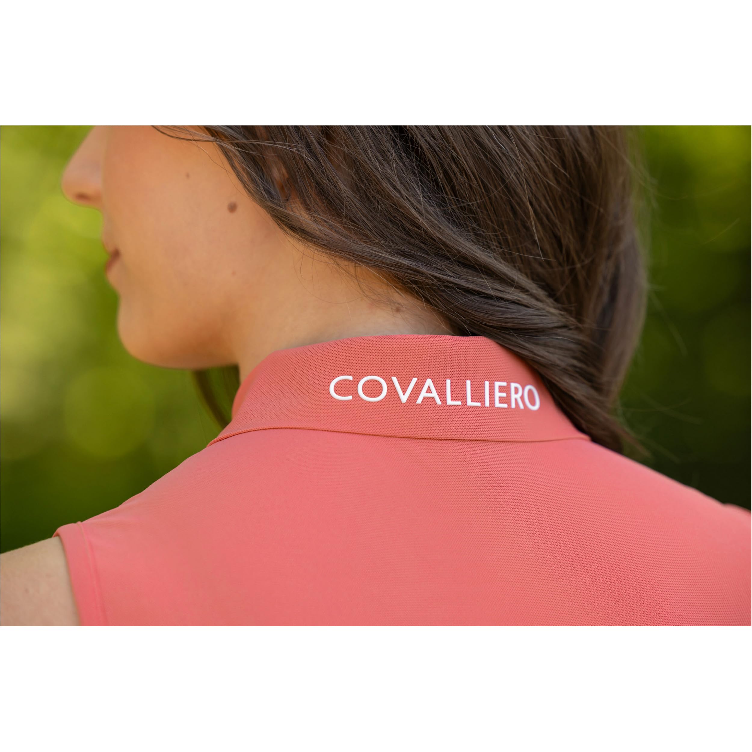 Covalliero - Damen Top – ärmelloses T-Shirt – Shirt mit Kragen & tailliertem Schnitt – Reitshirt aus Piquéstoff – atmungsaktives Sport Shirt – Reitbekleidung in vielen Farben & Größen