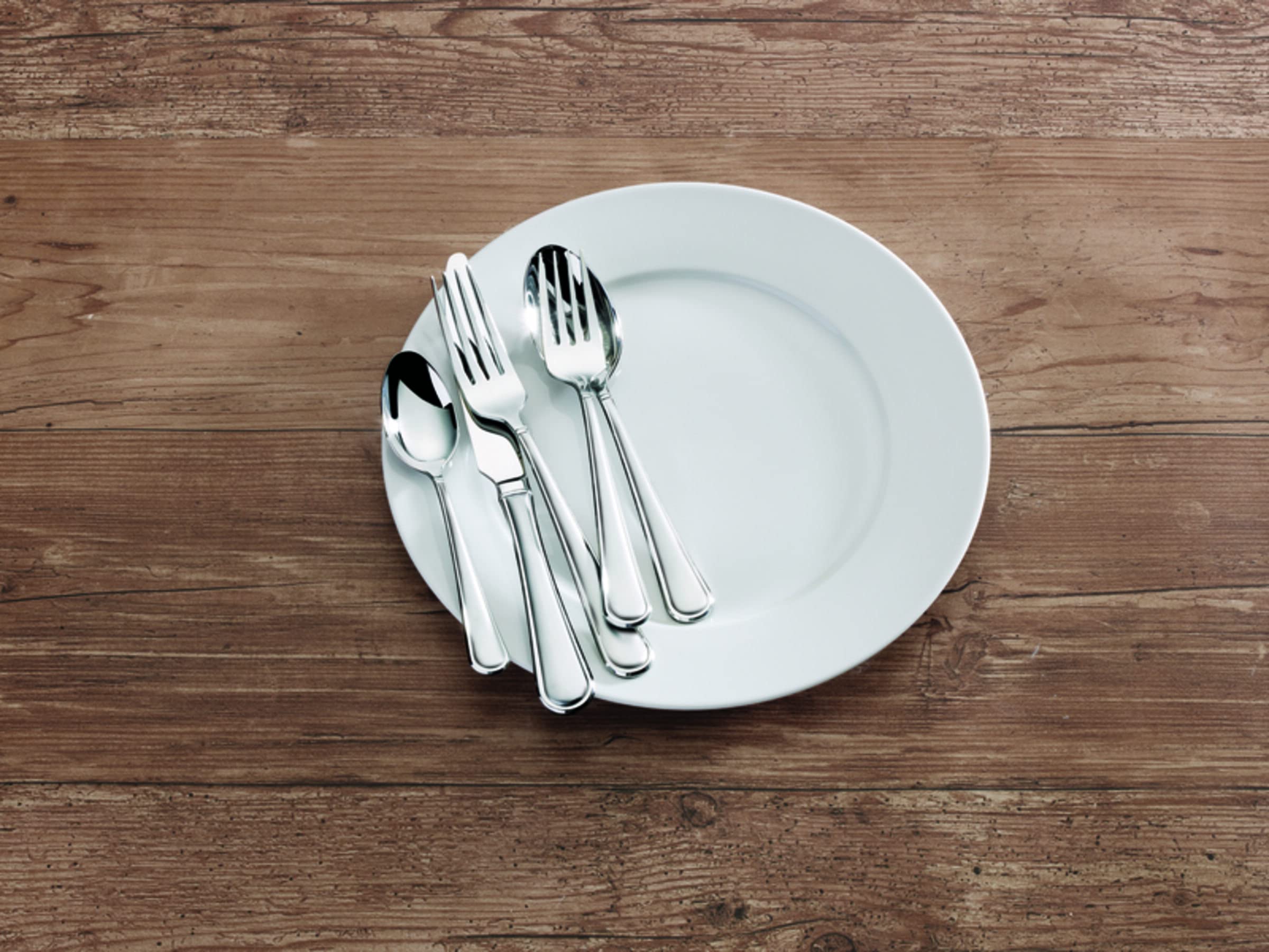 Amazon.com: Mikasa Virtuoso 20 Piece Stainless Steel Flatware Set