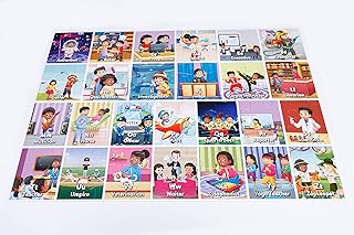 Culzzles I Can Be ABC Floor Puzzle: 48 Piece Extra Large ~ 2 ft by 3 ft Sturdy Jigsaw Puzzle Ages 3 and Up Inclusive Professions Alphabets Uppercase Lowercase Letters Boys Girls Gift