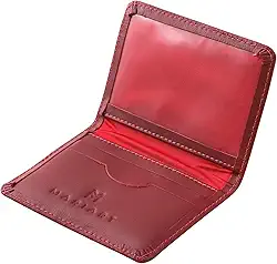 Carteira Feminina Couro Legítimo Porta Cartão CNH Notas Dobradas Mariart 154F