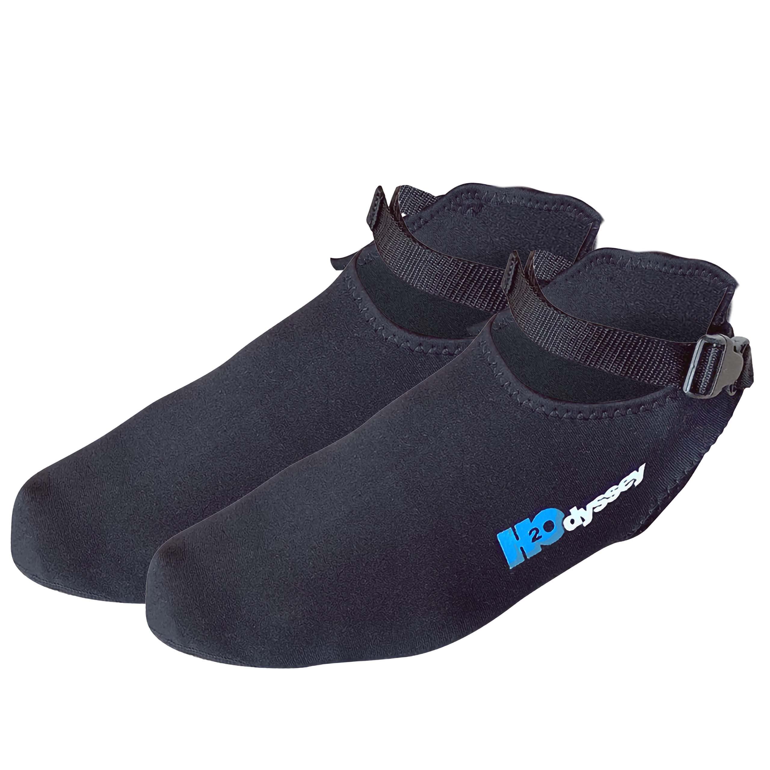 H2ODYSSEY Fin Sock With Tether - Snorkel Fin Socks Women and Men - Chafe Free