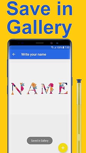 Write your name | with flowers-shapes photo writer