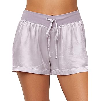 women's satin boxer shorts