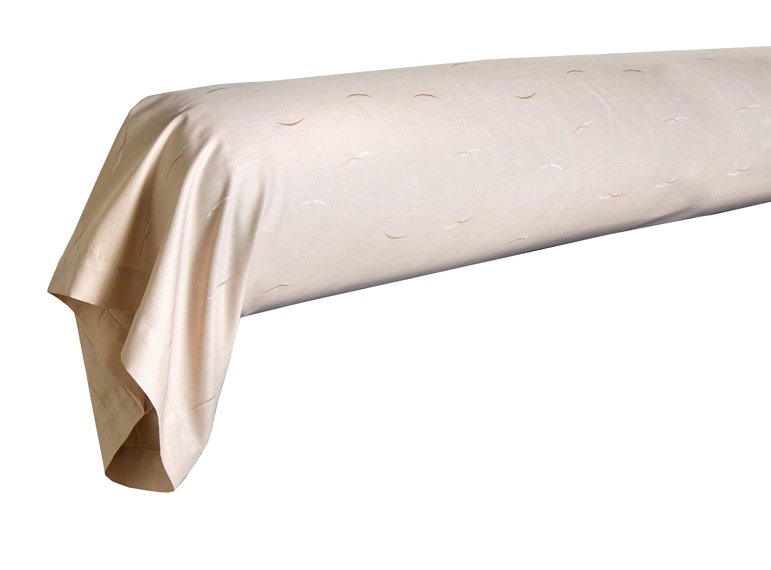 Taie traversin 90x190 coton percale Blanc des Vosges contre la chaleur