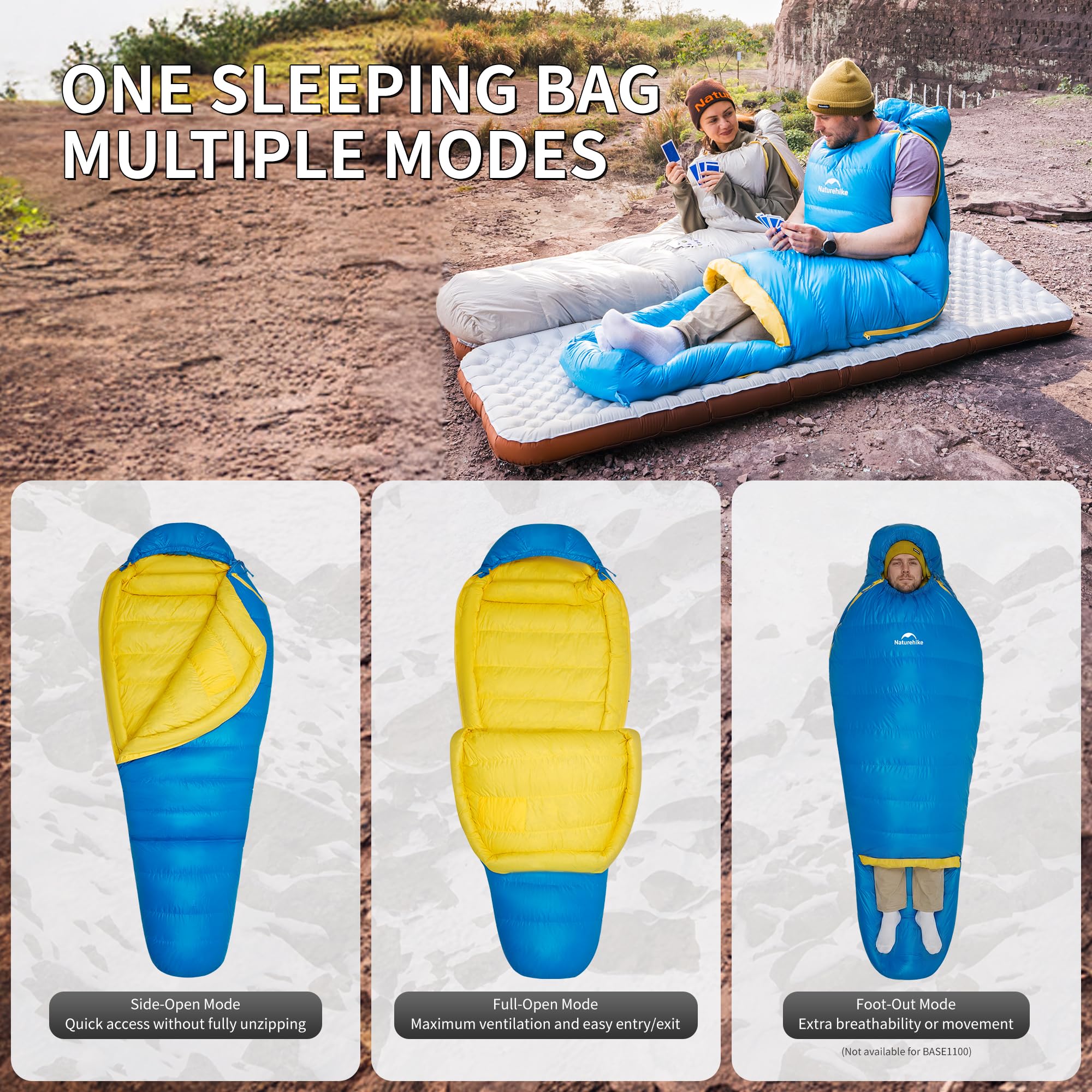 Naturehike Snow Petrel Base śpiwór puchowy, 90% zawartości Down, RDS Outdoor Professional Camping śpiwór puchowy, śpiwór dla dorosłych