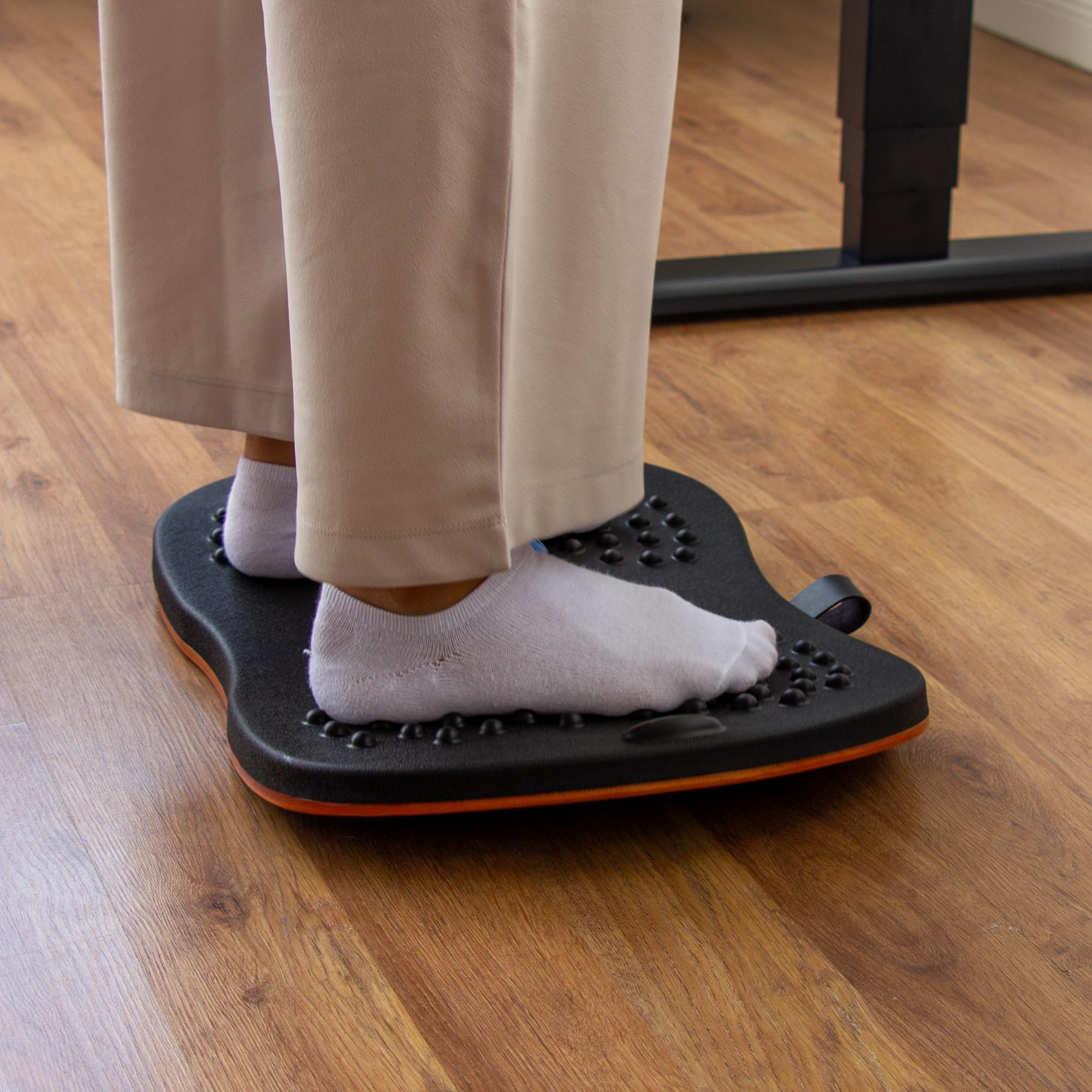 Ergolutions® Balance Board - Förderung aktiver Stand, ergonomische Haltung, Gleichgewicht & Koordination, rutschfestes Design, Fußmassage, Pappelholz, ideal für Büro/Homeoffice, bis 150kg