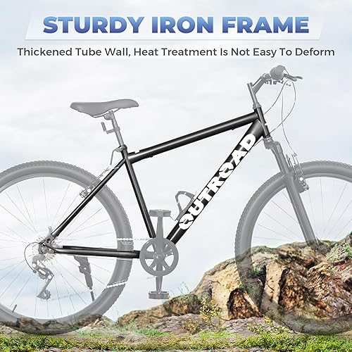 Vista 21 de 26 inch Mountain Bike with 7/21 Speeds Lightweight Cycling Bicycles, Dual Disc/V Brake,Metal Frame Bicycle for Men and Women, Adult Racing Bike