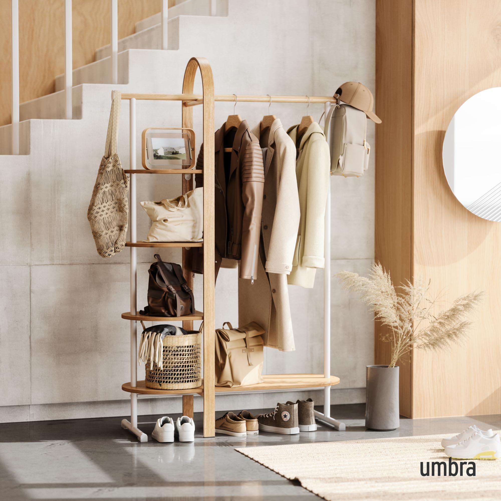 Amazon｜UMBRA ベルウッド ガーメントラック ホワイト