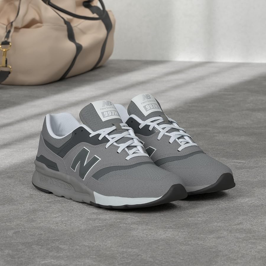 蓮華 New Balance Men's 997H V1 Sneaker, Marblehead/Silver, 9.5 M