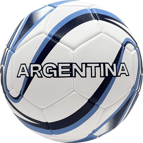 Vista 2 de Icon Sports Balón de fútbol de la Asociación Argentina de Fútbol con licencia 14BL_blanco