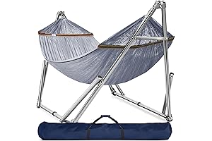Tranquillo Universal Collapsible Hammock Stand - Freestanding Double Hammock Stand for Any Size Hammock