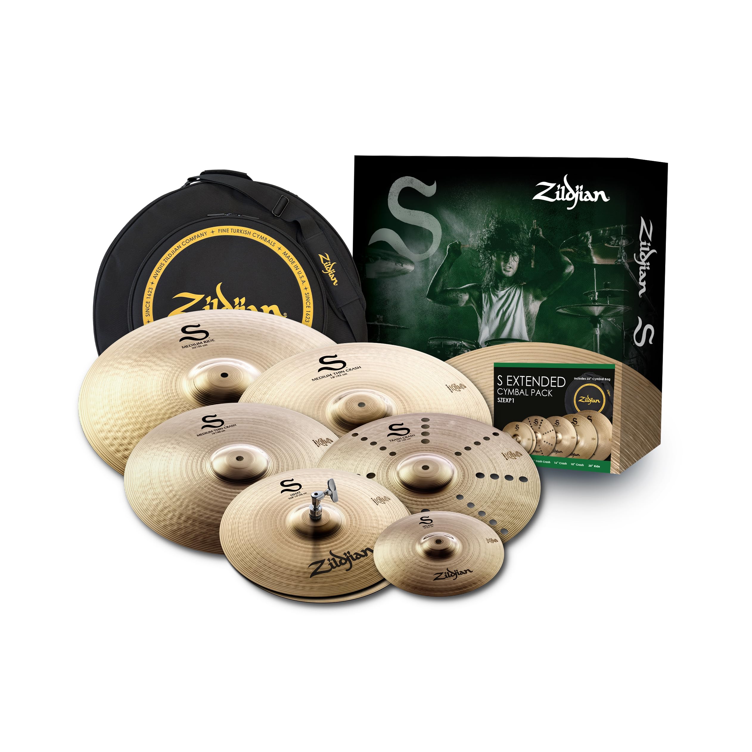 Amazon | Zildjian S Ext シンバルセット 14H/16/18C/20R/10-16EFX