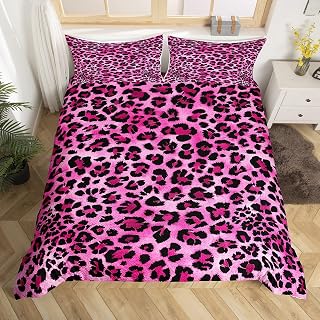Feelyou Leopard Bedding Set Twin