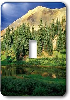 3dRose lsp_230386_1 USA, Colorado. Red Mountain at Sunset Toggle Switch, Mixed