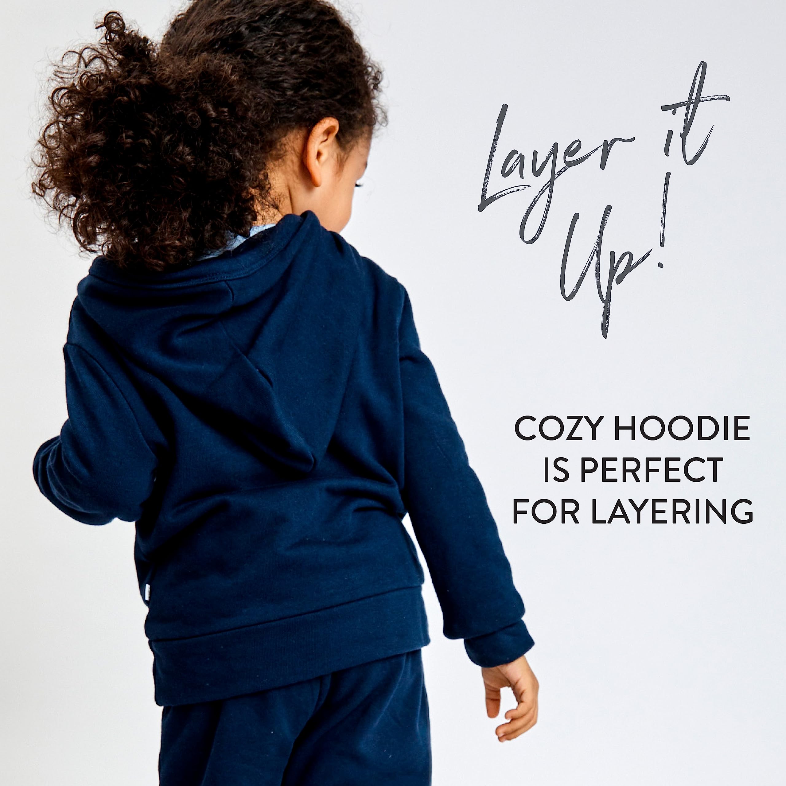 HonestBaby Conjunto de Sudadera con Capucha de 2 Piezas (Pack de 2) Unisex bebé