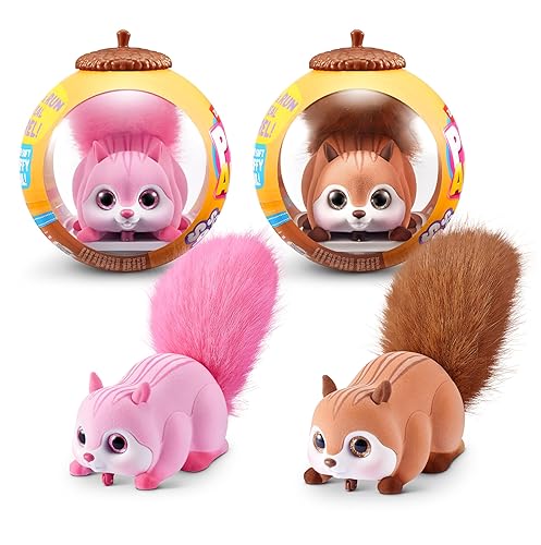 Pets Alive Scurry'n Squirrel (Pink+Brown) 2 Pack by ZURU –