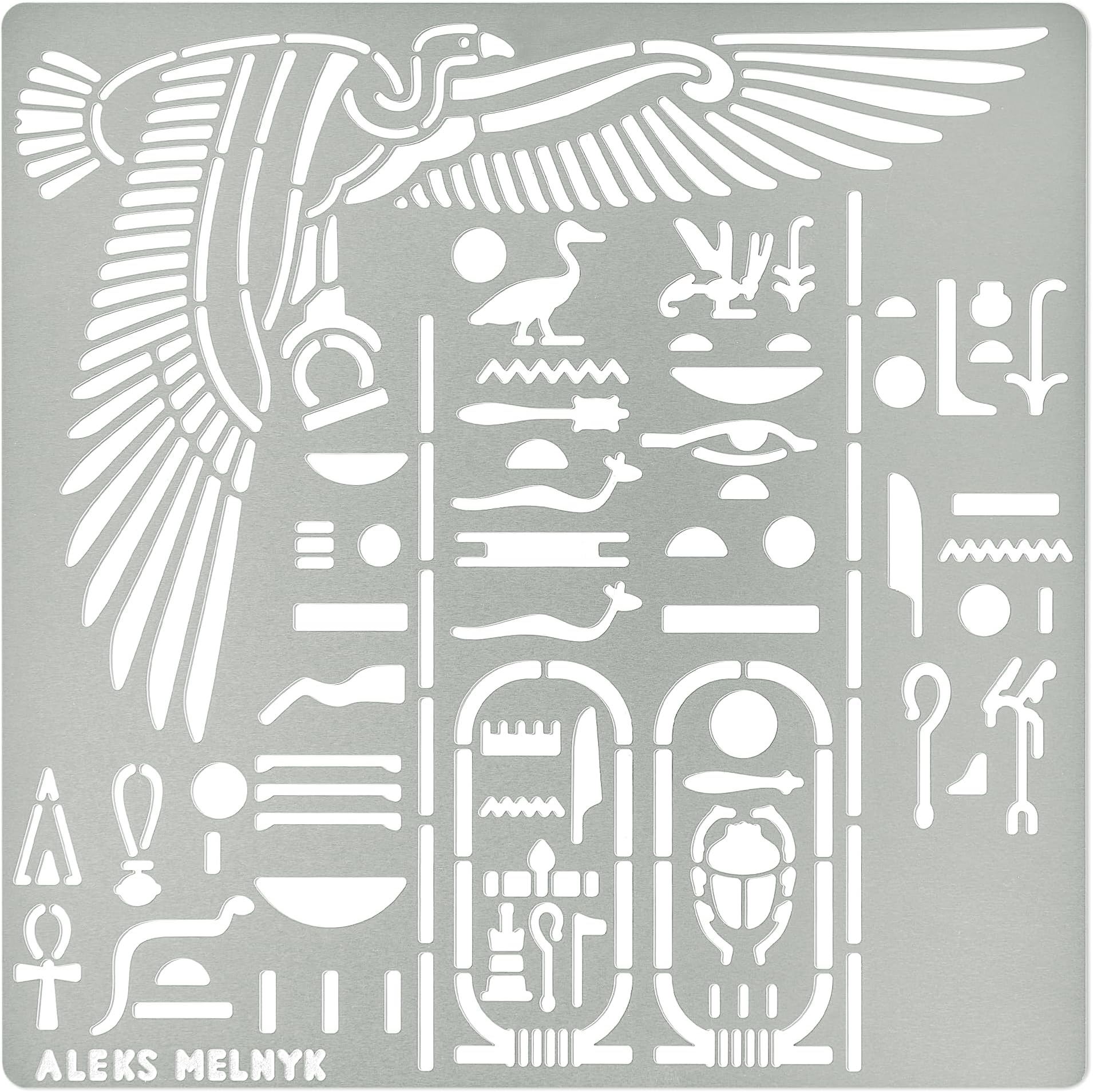 Egyptian Stencil Template Eye of Horus Stencil Egyptian