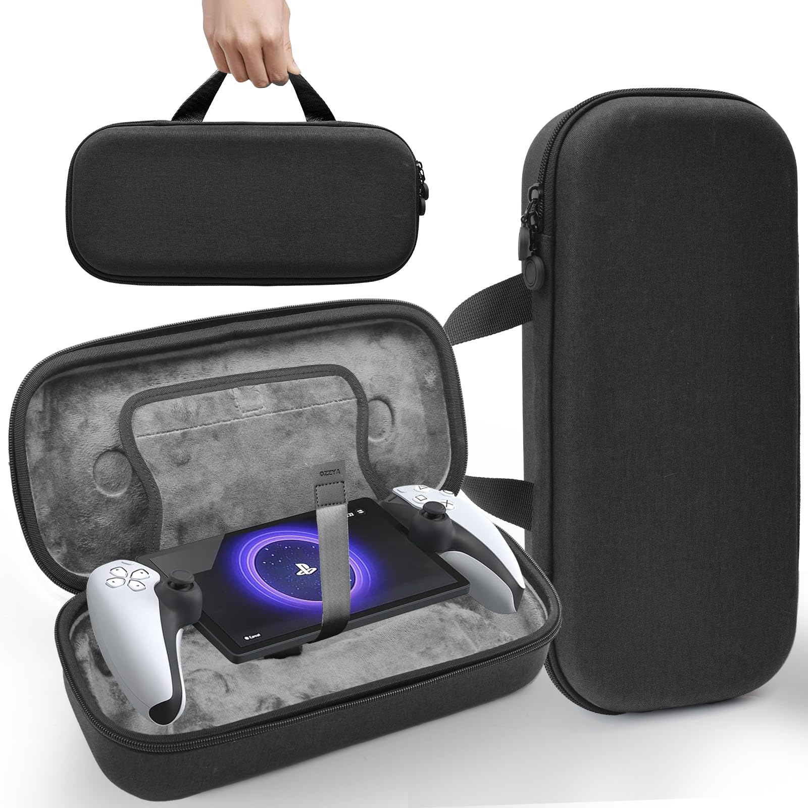 OZZYA Carrying Case for PS Portal Remote Player Tailored Case for PS Portal with Accessory Storage Mesh Protects
