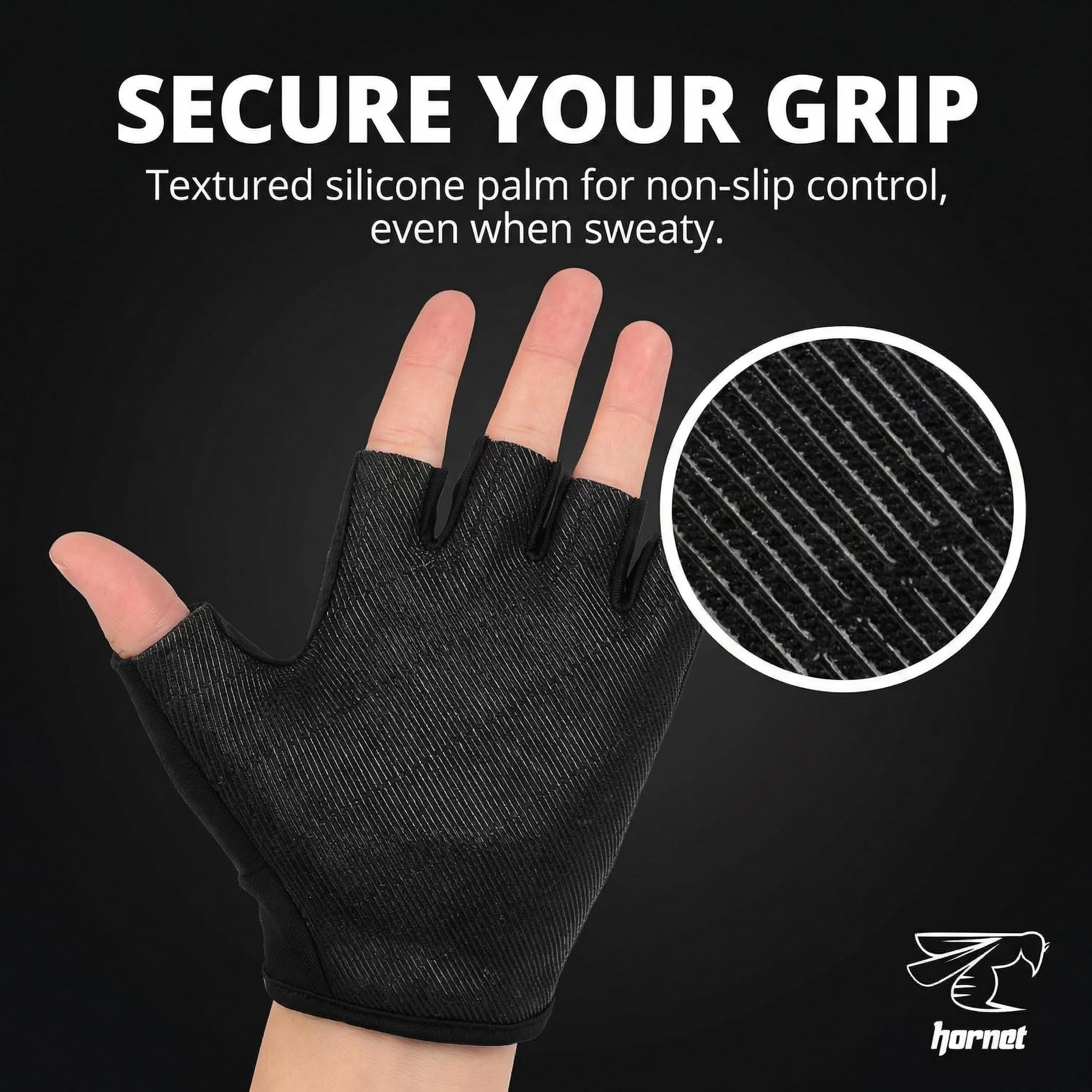 Hornet Watersports Guantes de Remo Ideales para Remo en Interiores, Sculling, Kayak, Sup, Canoa Outrigger Canoa, Dragon Boat y Otros Deportes acuáticos
