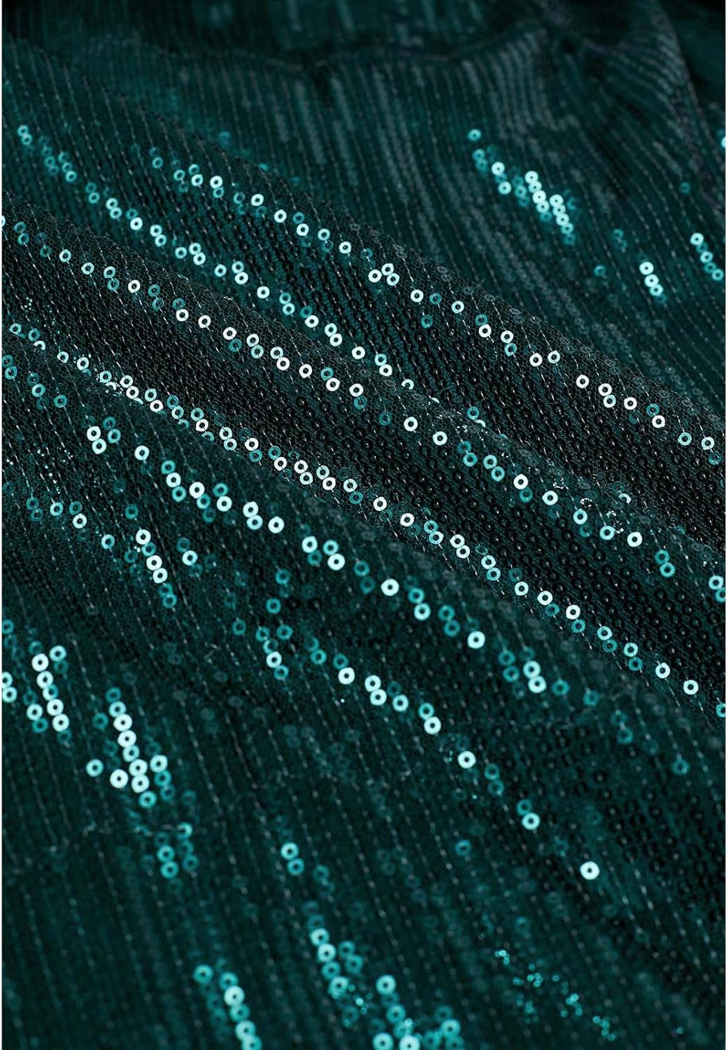 CHICWISH Sequins Tulle Skirts Elastic Waist Mesh Midi Holiday Flowy Layered Red Skirt