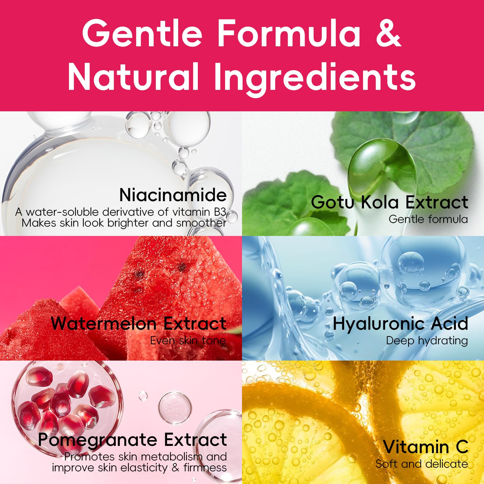QUIYUM Set Regalo Viso Anti-Invecchiamento per Pelli Giovani, Kit Skincare Completo da 11 Pezzi per Donna con Estratti di Frutta, Peptidi, Vitamina C e Ceramidi