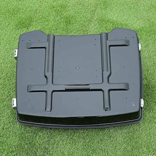 Miniatura 5 de SLMOTO Paquete turístico de 5.5 pulgadas con pestillo y estante de montaje negro para Harley Touring Road King Street Glide Tour Pack 1997-2008