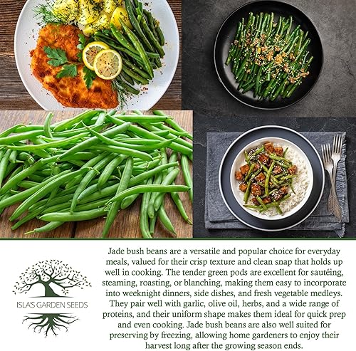 Miniatura 6 de Semillas de frijol de jade para plantar, más de 50 semillas de reliquia por paquete, semillas de jardín de Isla (semillas de jardín de Isla),