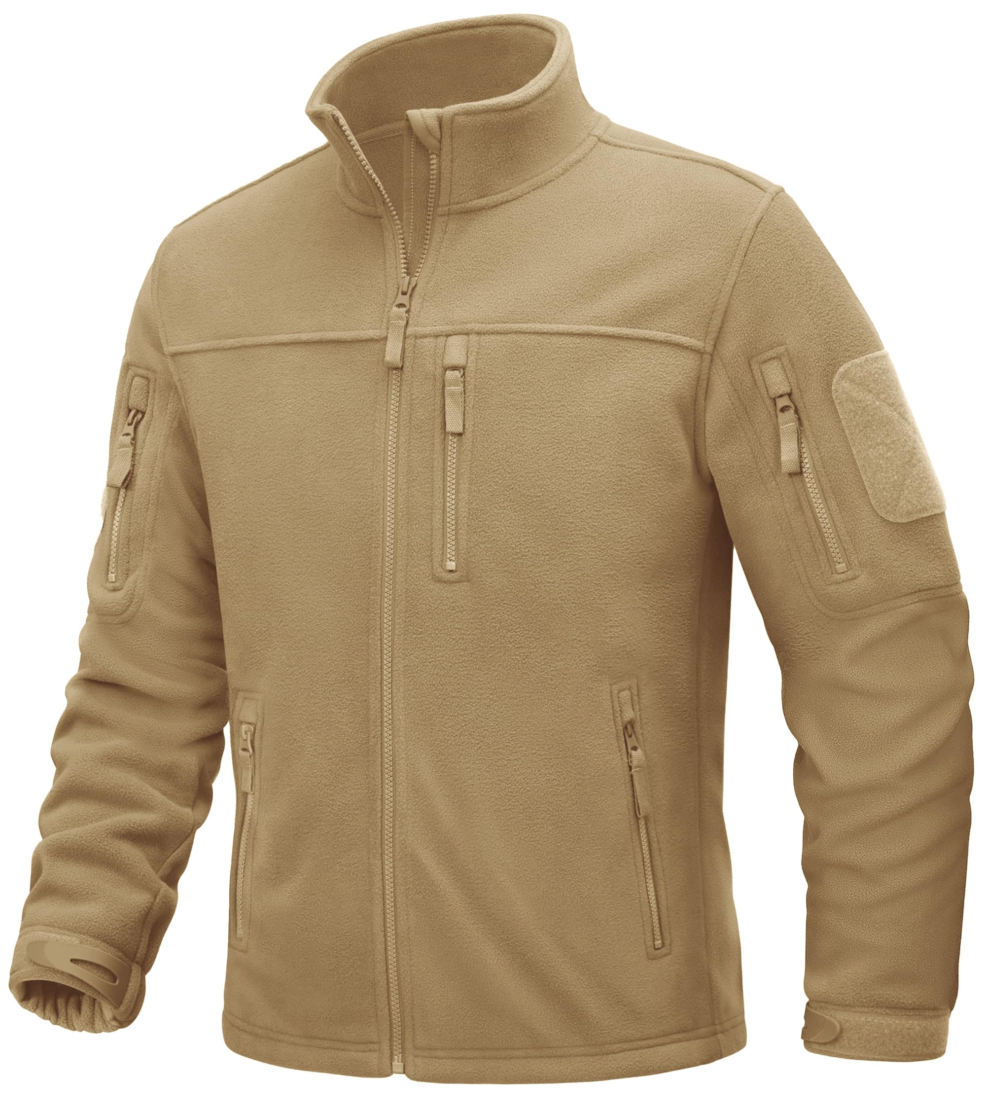 TACVASEN Herren Militär Outdoor Fleecejacke Warme Taktische Jacke Fleece Jacket
