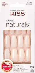 Unha Salon Natural Bailarina, KISS NEW YORK, Natural