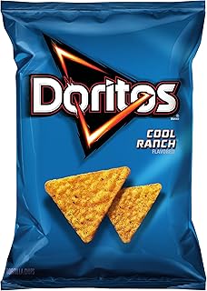 Doritos Flavored Tortilla Chips, Cool Ranch, 42 Ounce (Pack of 4)