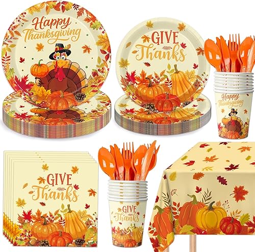 Vista 8 de Oigco 168 piezas de decoraciones de fiesta de cumpleaños de autos de carreras con platos de bandera a cuadros, vasos, servilletas, cubiertos