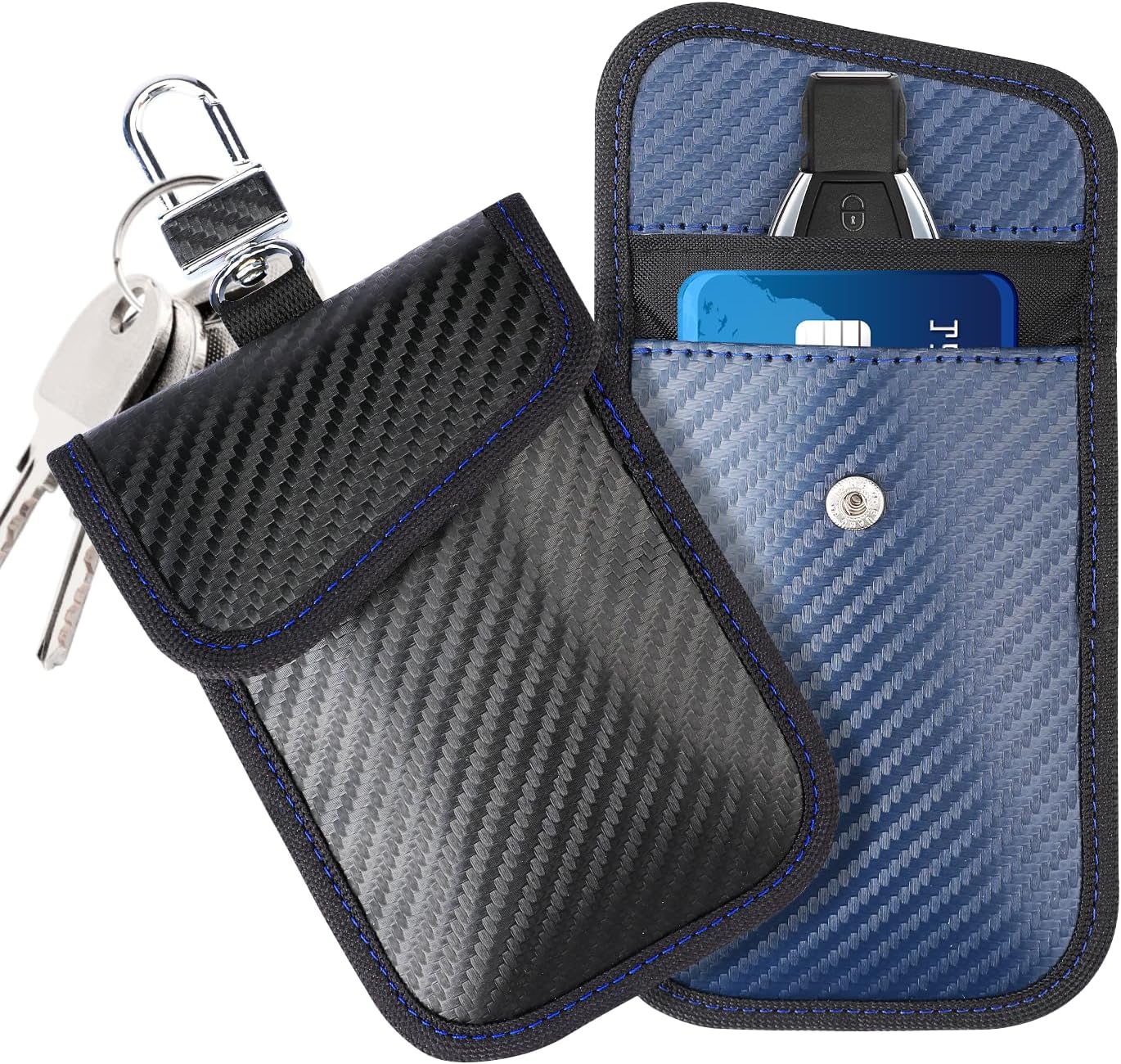 Faraday Bag for Key Fob (2 Pack), TICONN Faraday Cage