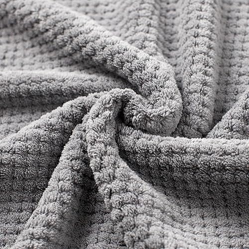 Miniatura 6 de Toallas de baño de gran tamaño extra grandes de 40 x 80 pulgadas para adultos, toallas de ducha de microfibra súper suaves y de secado rápido (2